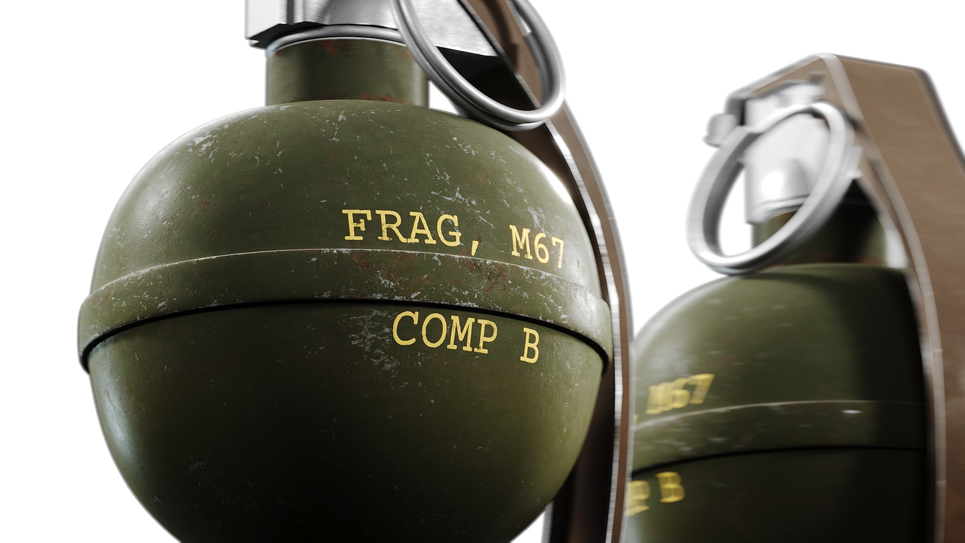 Grenade M67 3D model https://p.turbosquid.com/ts-thumb/46/b2m9Yg/3F/008/jpg/1736523620/1920x1080/fit_q87/e6fcb71688e0f806ba6ee2f0b86f513c26ceefb5/008.jpg