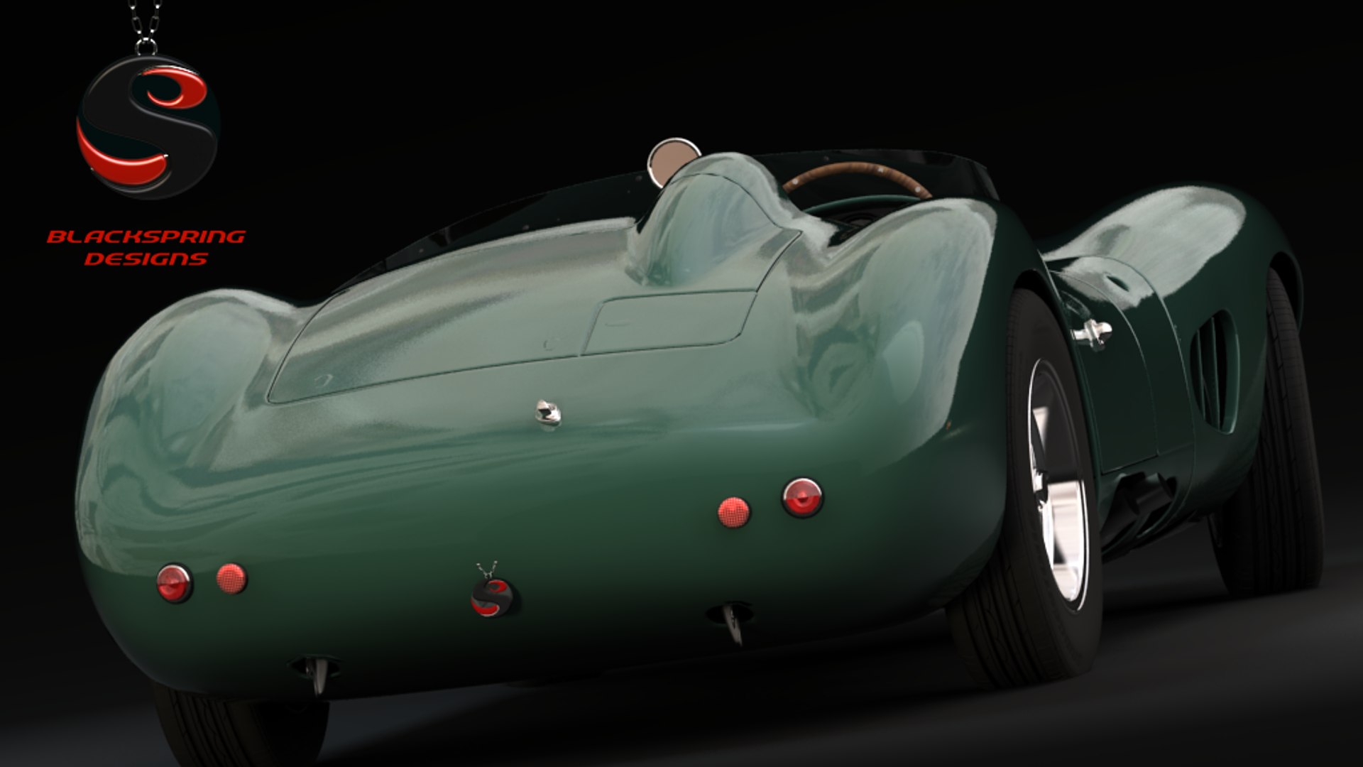3d Model Of Aston Martin Dbr 1