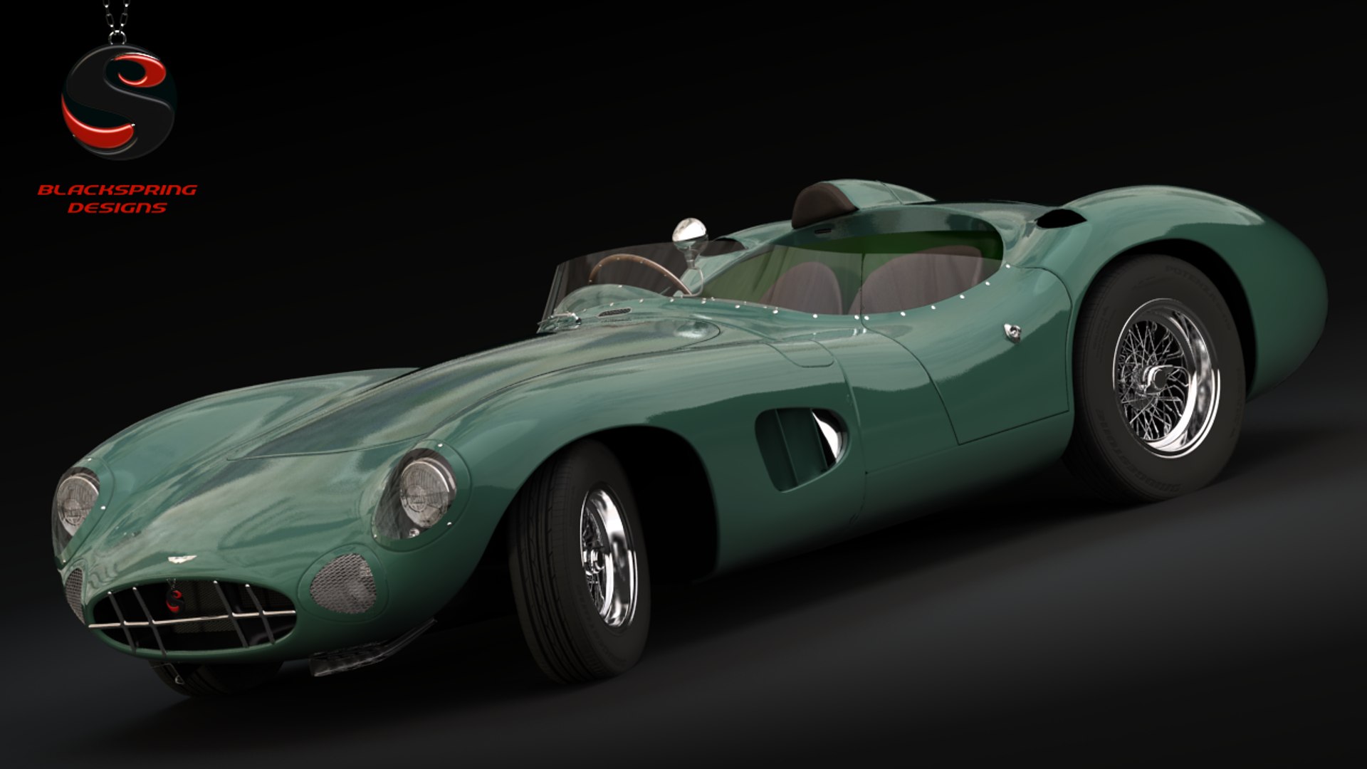 3d Model Of Aston Martin Dbr 1