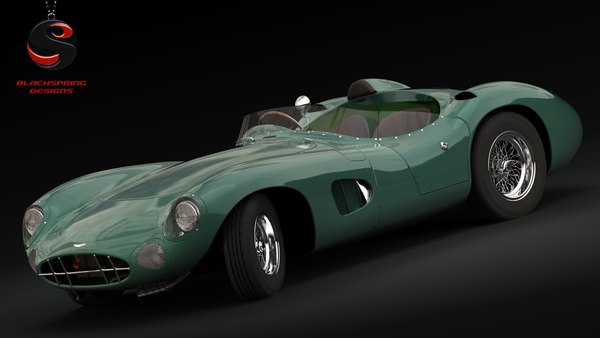 3d model of aston martin dbr 1