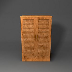shoe cabinet storage 3d obj