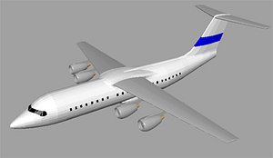 BAE 146 Passanger Jet