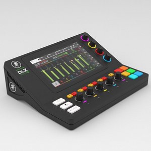 Mackie DLZ Creator XS Compact Podcast Broadcast Mixer 3D model