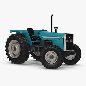 Farm Tractor Rigged model