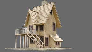 Wood Game Hause 3D