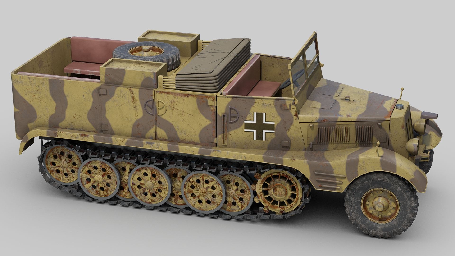 3D Model SdKfz 11 - TurboSquid 2026499