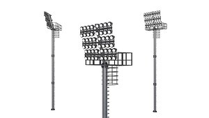 3D Stadium Lighting model