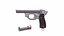 Leuchtpistole 42 LP42 Flare Gun Low-poly PBR