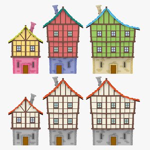 Medieval city houses pack