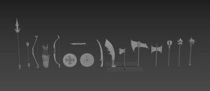 3D weapons pack