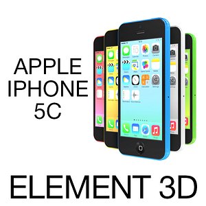 3ds max apple iphone 5c element