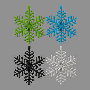 ice-star pendant collection 2 3D