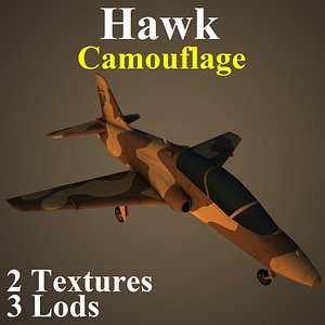 3d british aerospace hawk cam