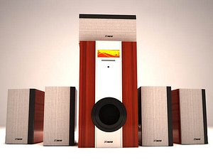 sound system 3d model