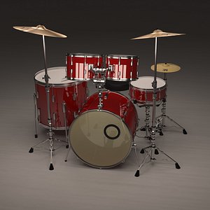 Drum Kit 3D Models for Download | TurboSquid