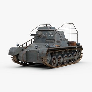 3D二战德国sdkfz265模型