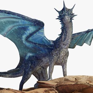 Pythian Dragon Advanced Rigging and Muscle Set 3D model