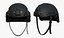 Casco militar Protección de plástico negro