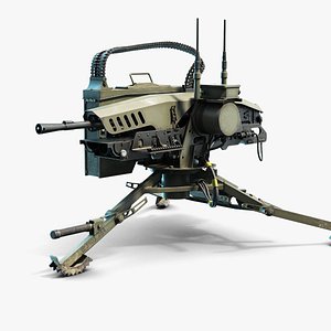 3D RWS Shablia with PKT Machine Gun