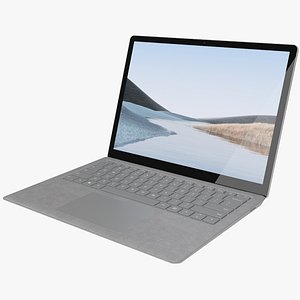 Microsoft Surface Laptop 3 13.5 inch Platinum Alcantara (Rigged)