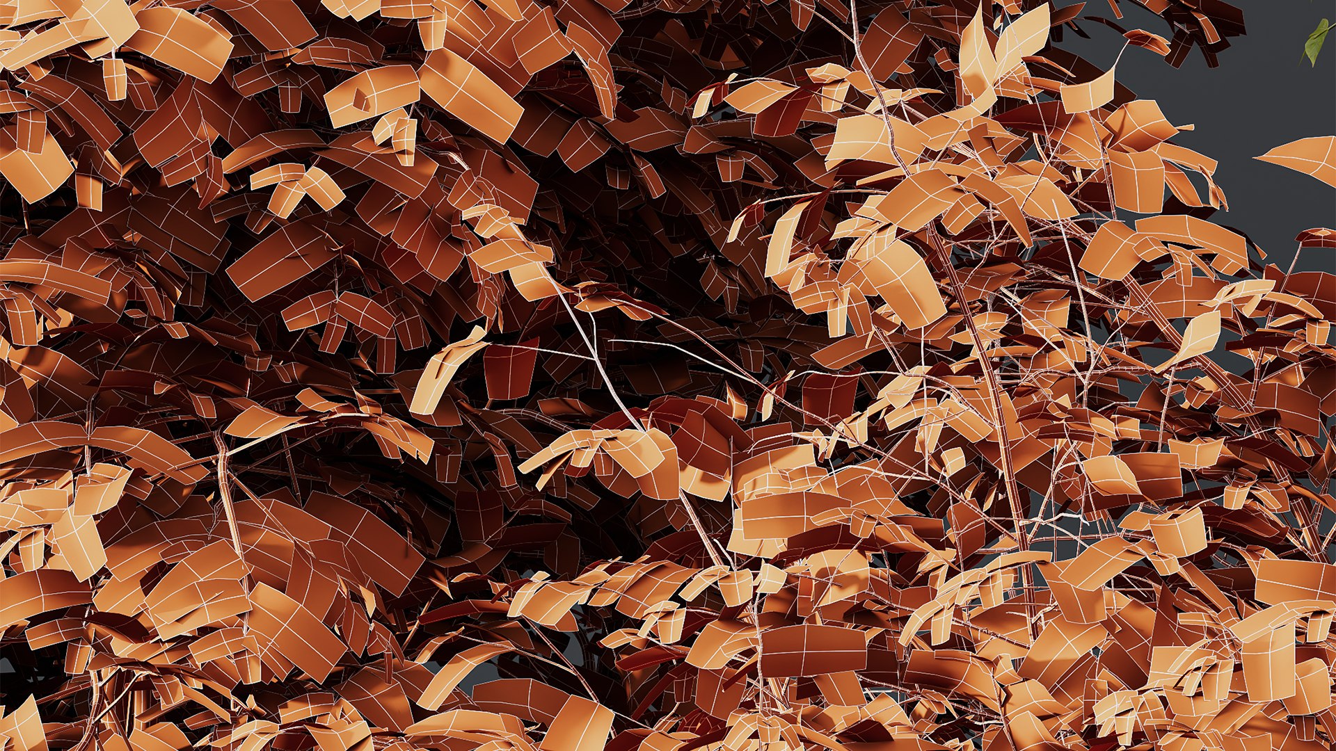 3D Fall Bush-6 Different Bush - TurboSquid 2149991