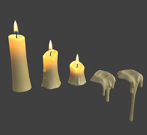 cartoon candles model