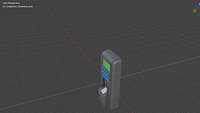Biometric Access Lock 3D Model