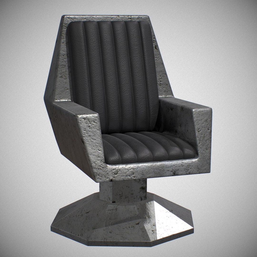 Sci Fi Chair Seat Model - TurboSquid 1286085