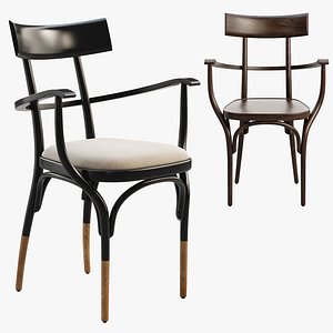 Czech armchair 3D model