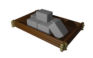 3D pile stone