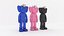3D Kaws Collection Pack Starwars chinese hairy and etc