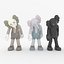 3D Kaws Collection Pack Starwars chinese hairy and etc