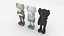 3D Kaws Collection Pack Starwars chinese hairy and etc