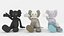 3D Kaws Collection Pack Starwars chinese hairy and etc