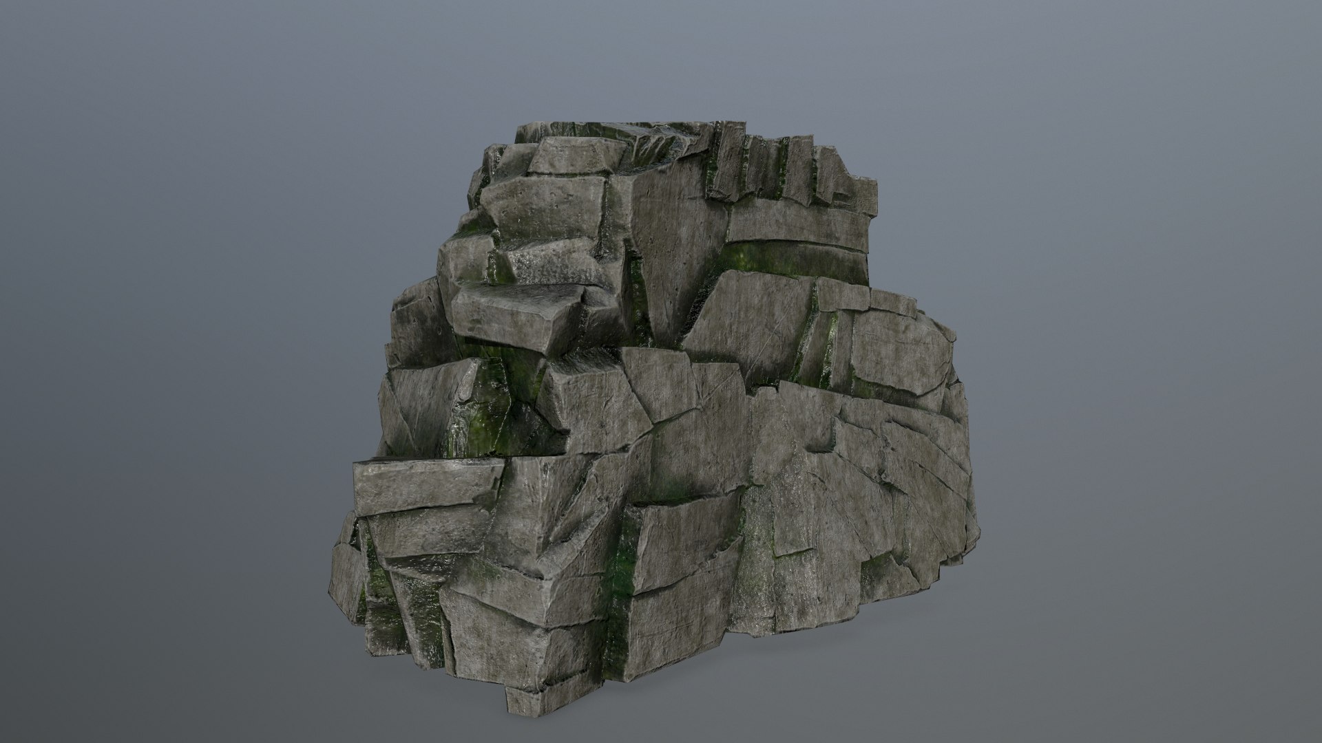 3D stone rock model - TurboSquid 1697112