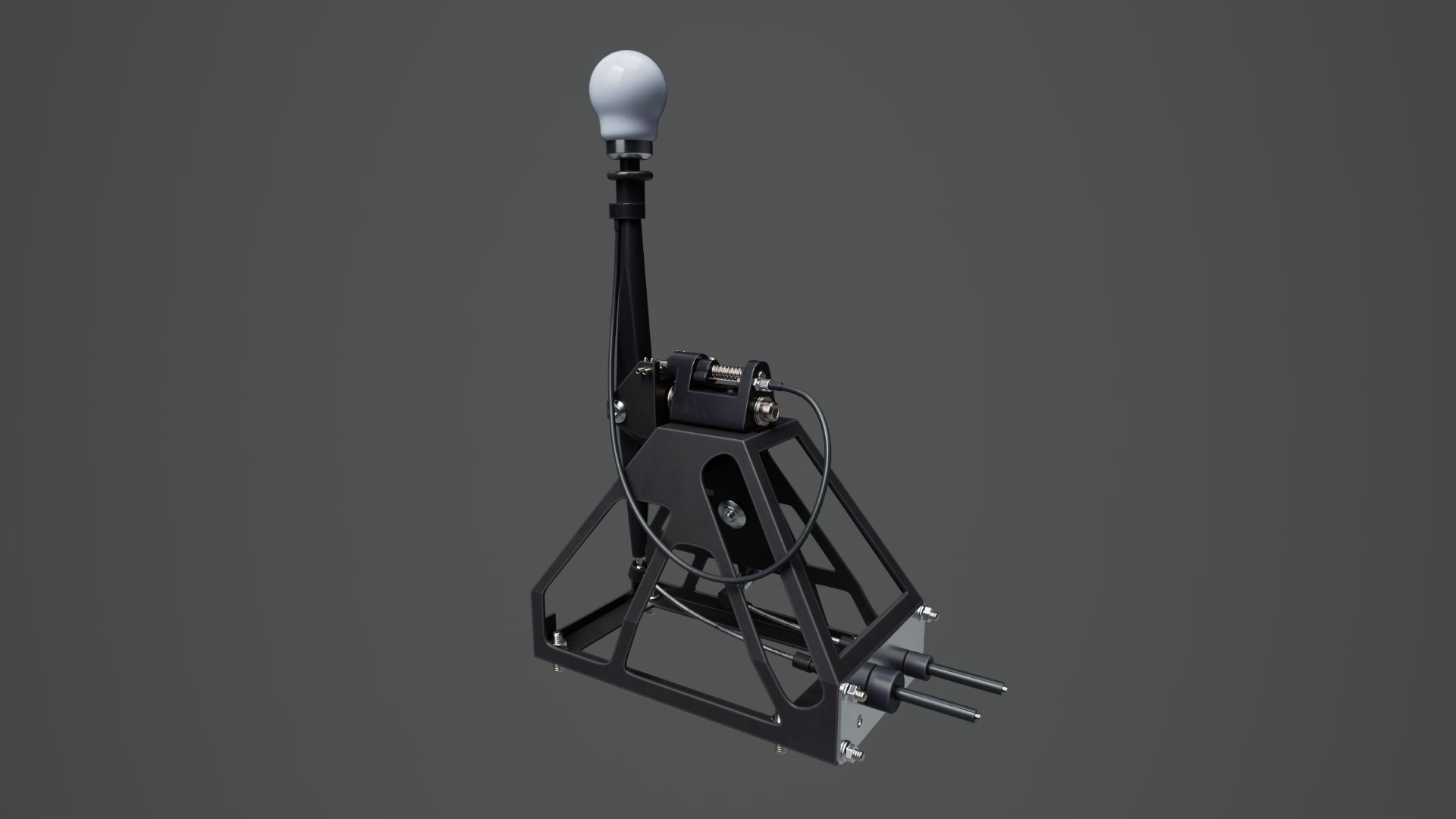 Short Shifter 01 - Variation B - White Model - TurboSquid 2370365