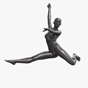 3D Mannequin Female 001 Pose 21