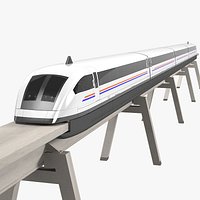 Maglev Train Shanghai Express Magnetic Levitation Flying Speed Bullet
