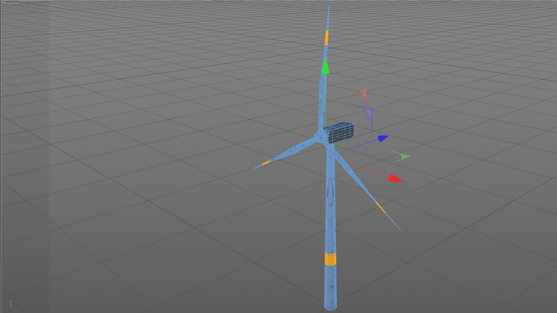 WIND TURBINE 235m Model - TurboSquid 2640436