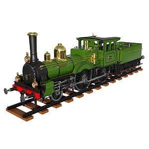 Leeuwenhoek Steam Locomotive 3D model