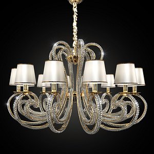 3d model chandelier masiero