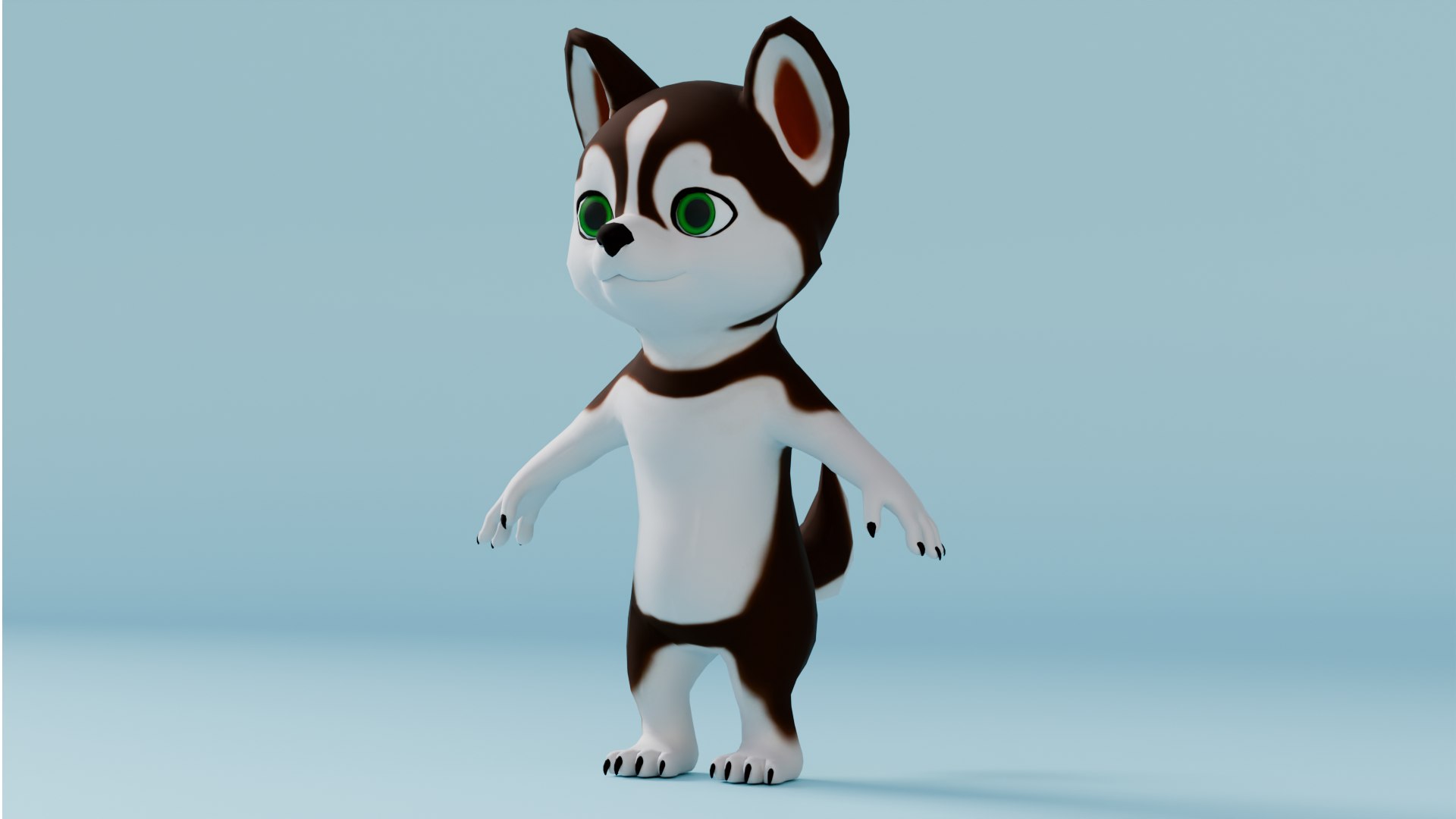 3D Cartoon Husky Dog model https://p.turbosquid.com/ts-thumb/47/rvliGA/FZ/render_02/png/1740830508/1920x1080/fit_q87/88c85d80f2920f1328490130d69e9b29b0a314e1/render_02.jpg