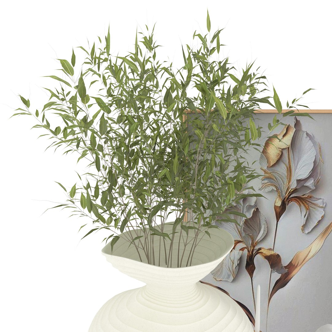 Decorative Set With Vase Model - TurboSquid 2373758