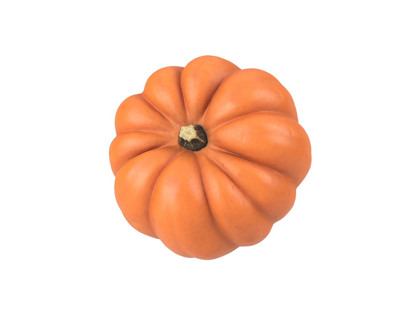 Photorealistic scanned mandarin pumpkin 3D - TurboSquid 1454624