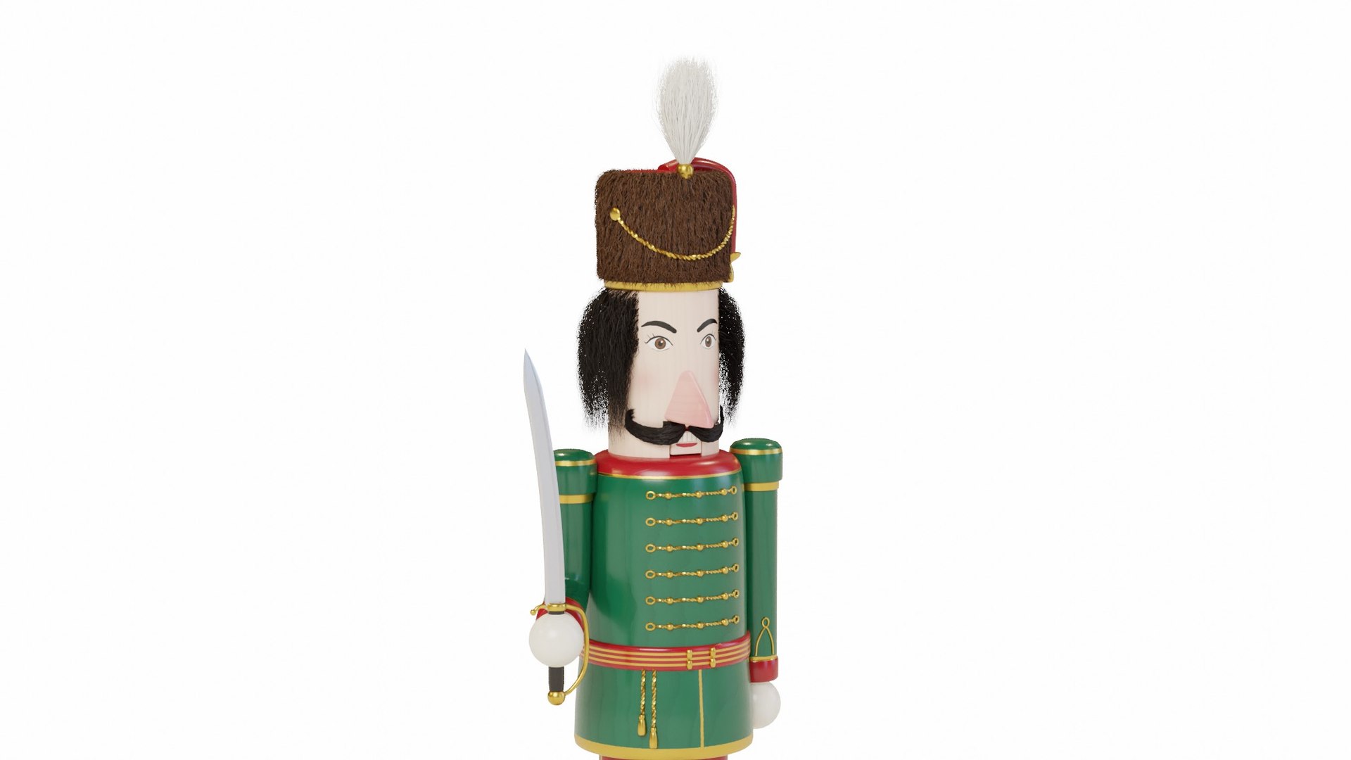 3D Christmas Nutcracker Hussar Captain - Cylinder Head - Painted Wood PBR model https://p.turbosquid.com/ts-thumb/48/APQtYa/ng/06_nutcrackerhussar_06_bust/jpg/1793434390/1920x1080/fit_q87/26a6a28e76df00ee9e655785f09a11b28f7d317d/06_nutcrackerhussar_06_bust.jpg
