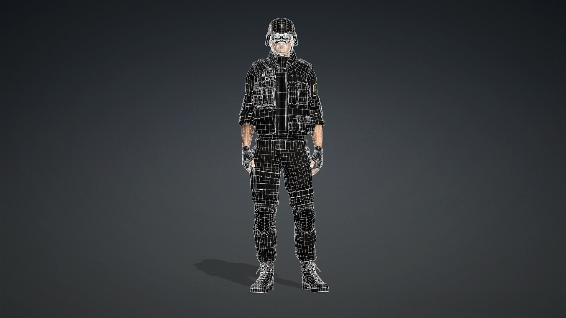 3D Game Ready Special Forces Character model https://p.turbosquid.com/ts-thumb/48/Eye7tL/JM/wire1/jpg/1778400777/1920x1080/fit_q87/76619bd3119b0ba1c62c6b0eedfc32fac24589d6/wire1.jpg