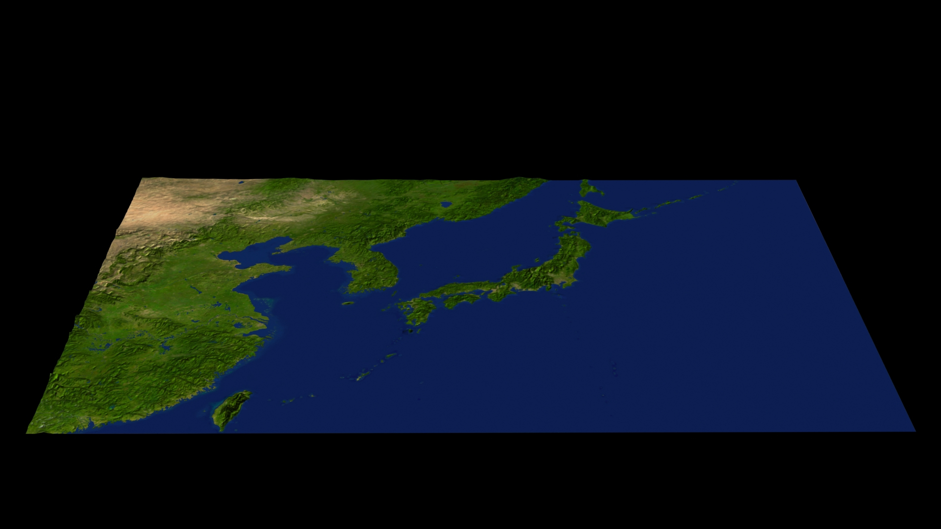 japan maps 3d model
