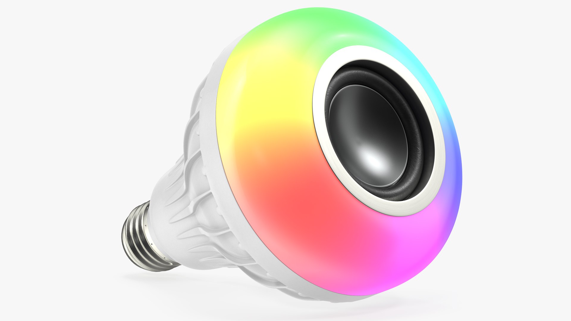Colored Light Bulb Speaker 3D model preview