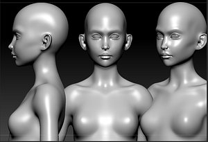 Petite Female Base Mesh