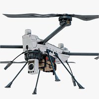 C100 Defense Heavy-Lift Military Quadcopter PBR